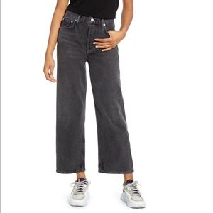 AGOLDE Ren High Waist Crop Wide Leg Jeans
